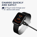 kwmobile USB Cable Charger compatible with Ticwatch GTH / Oppo Watch Free Charging Cable Smartwatch Replacement Cable Fitness Tracker Charging Cable