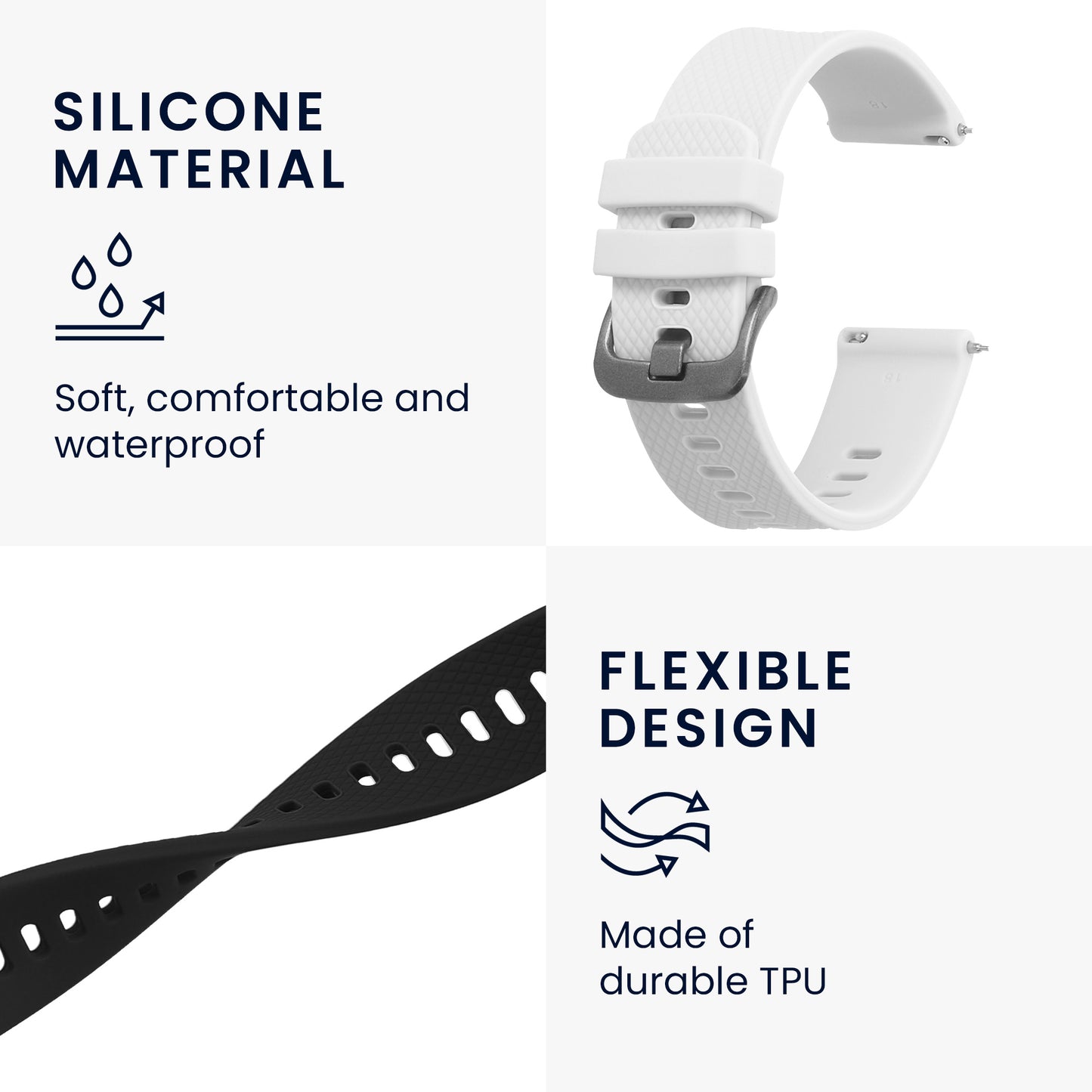 2x Wristband for Willful Fitness Tracker / Smartwatch