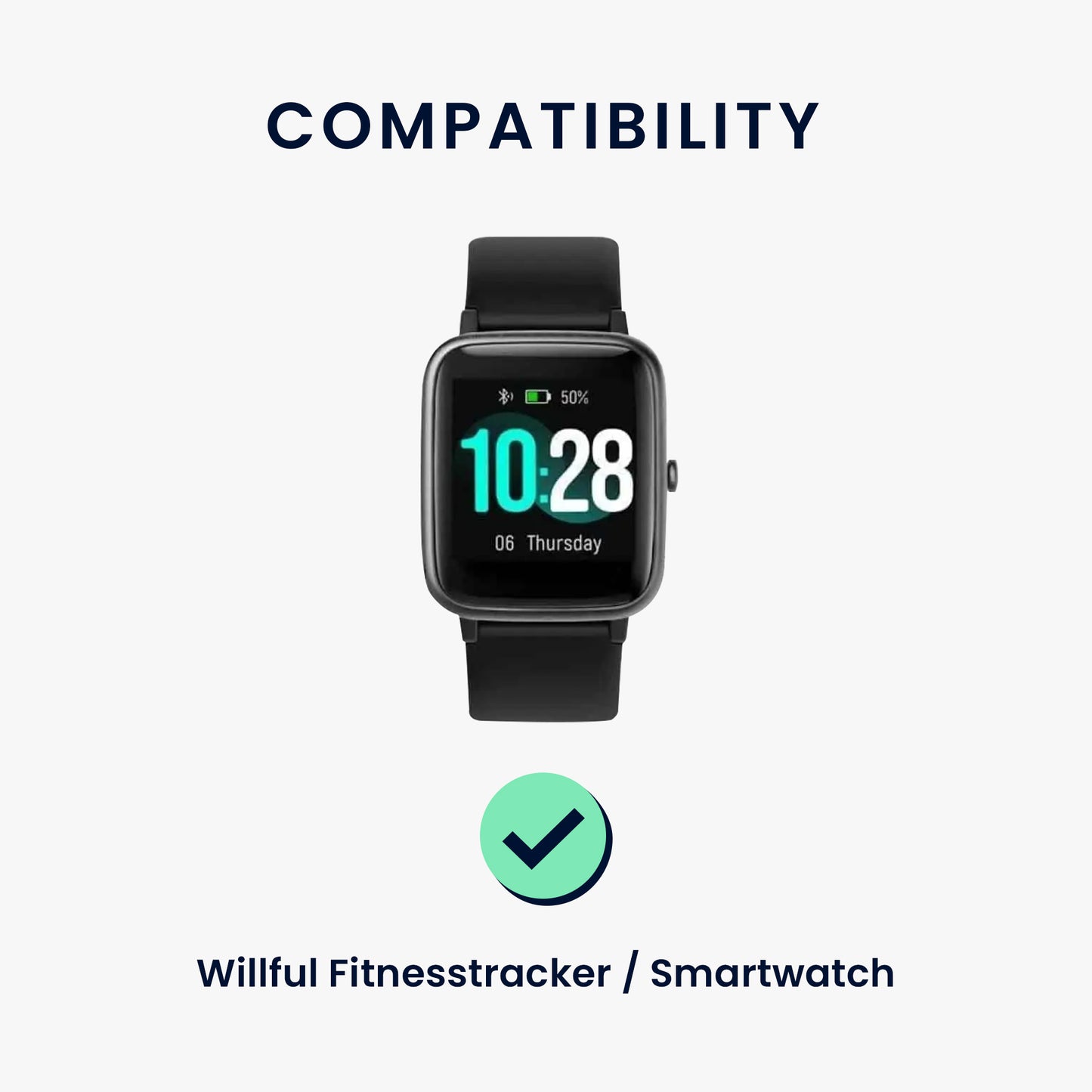 2x Wristband for Willful Fitness Tracker / Smartwatch
