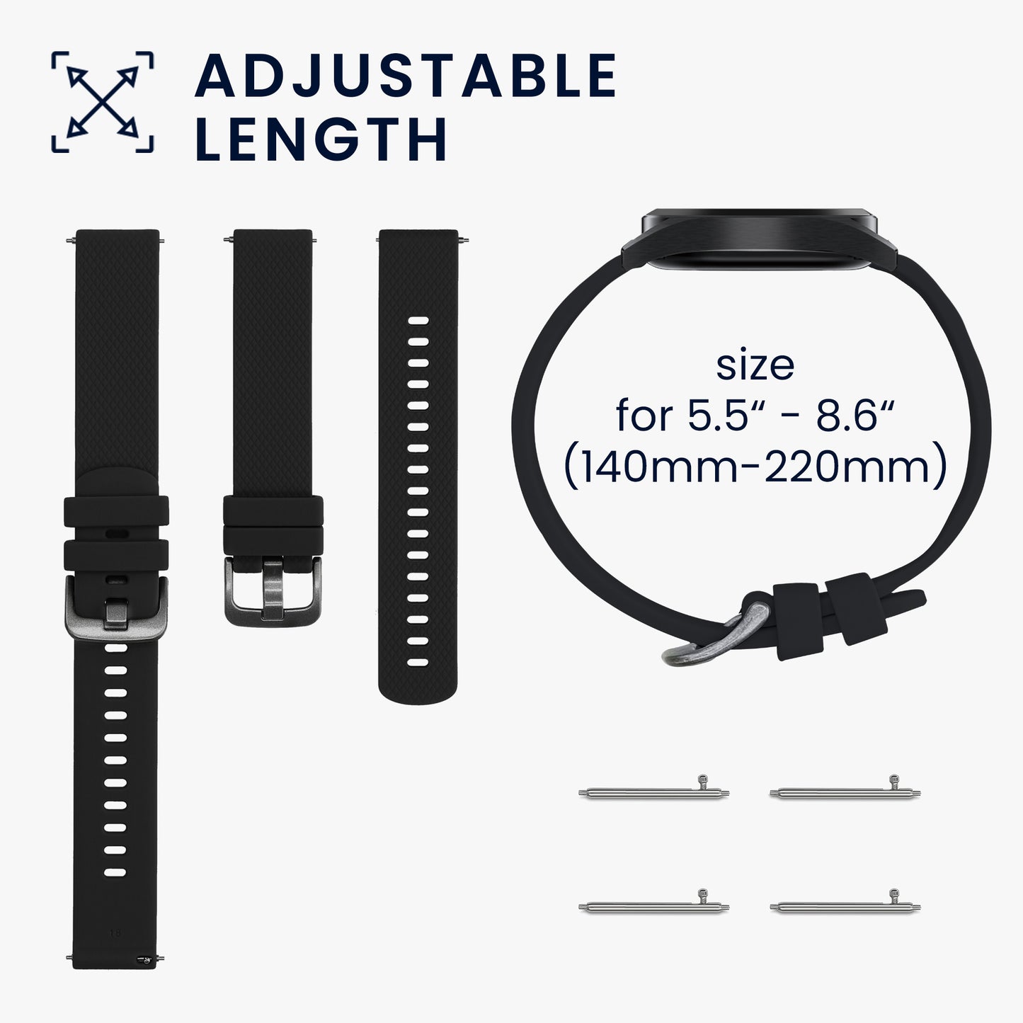 2x Wristband for Willful Fitness Tracker / Smartwatch