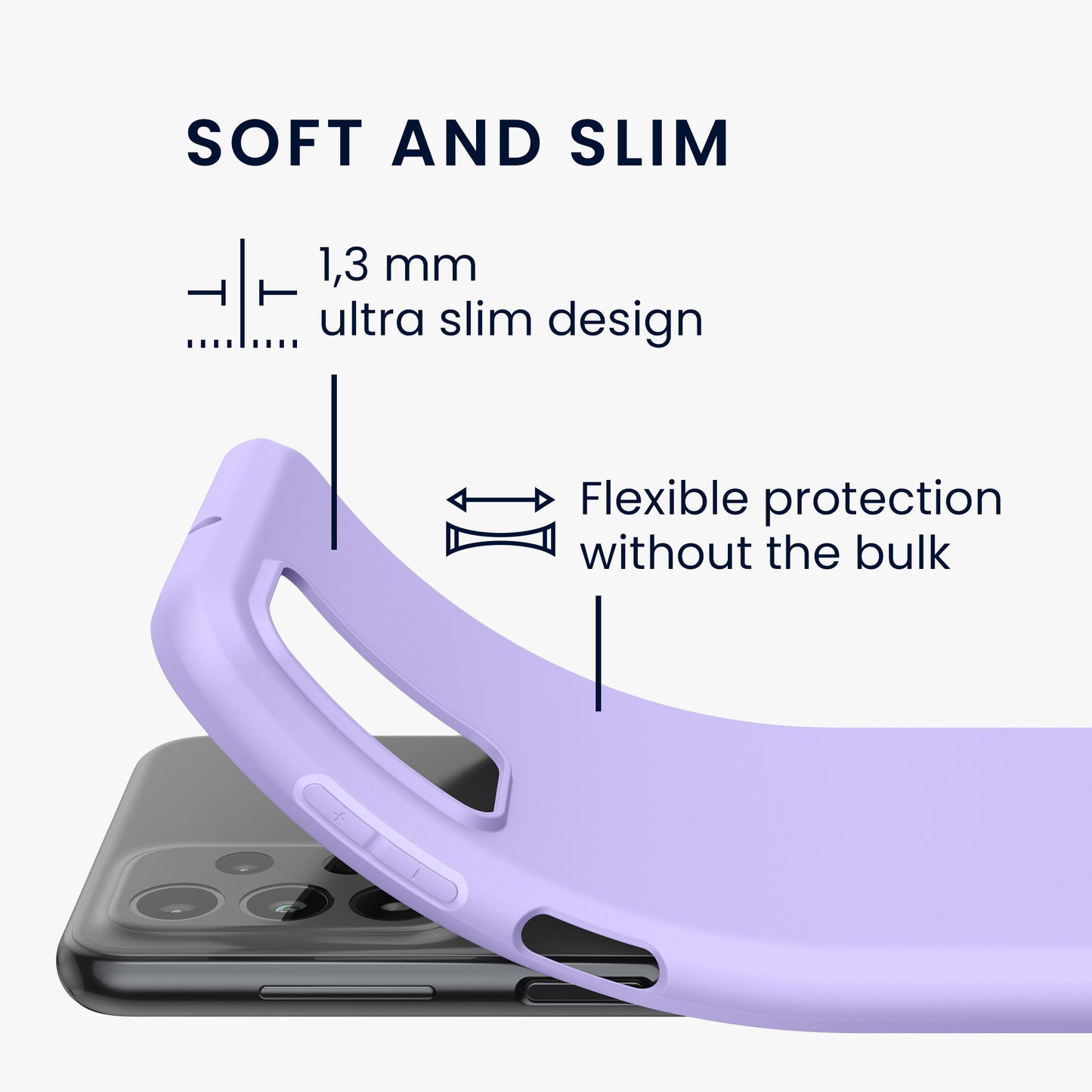 kwmobile Case for Samsung Galaxy A23 4G / 5G - Wireless Charging - Protective Cover