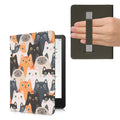 kwmobile Folding Case Compatible with Amazon Kindle Paperwhite 11th Generation 2021 Case - Flip Case for Kindle Paperwhite with Hand Strap