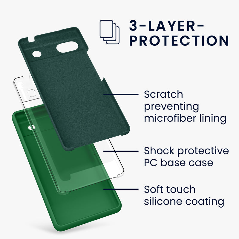 kwmobile Phone Case for Google Pixel 6a Case Wireless Charging