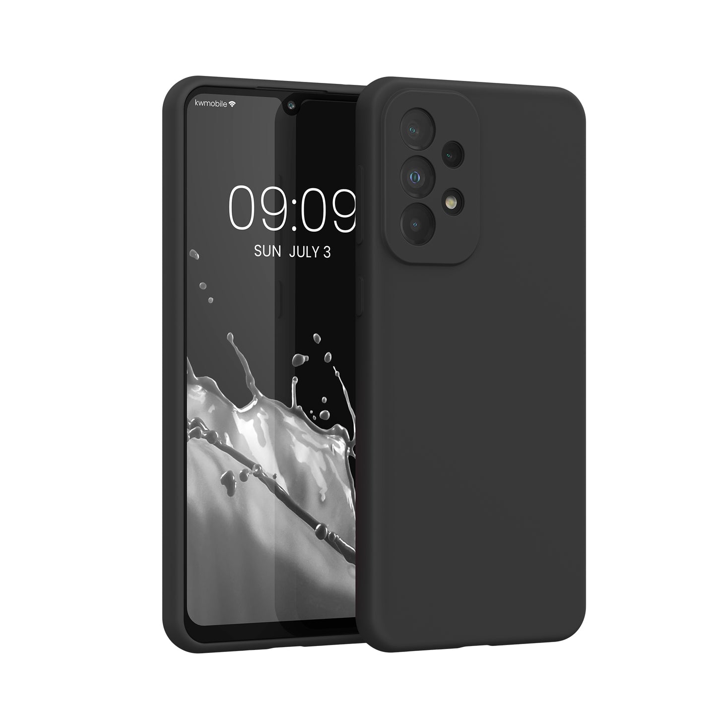 kwmobile Phone Case for Samsung Galaxy A33 5G - Silicone Case - Wireless Charging - Protective Cover
