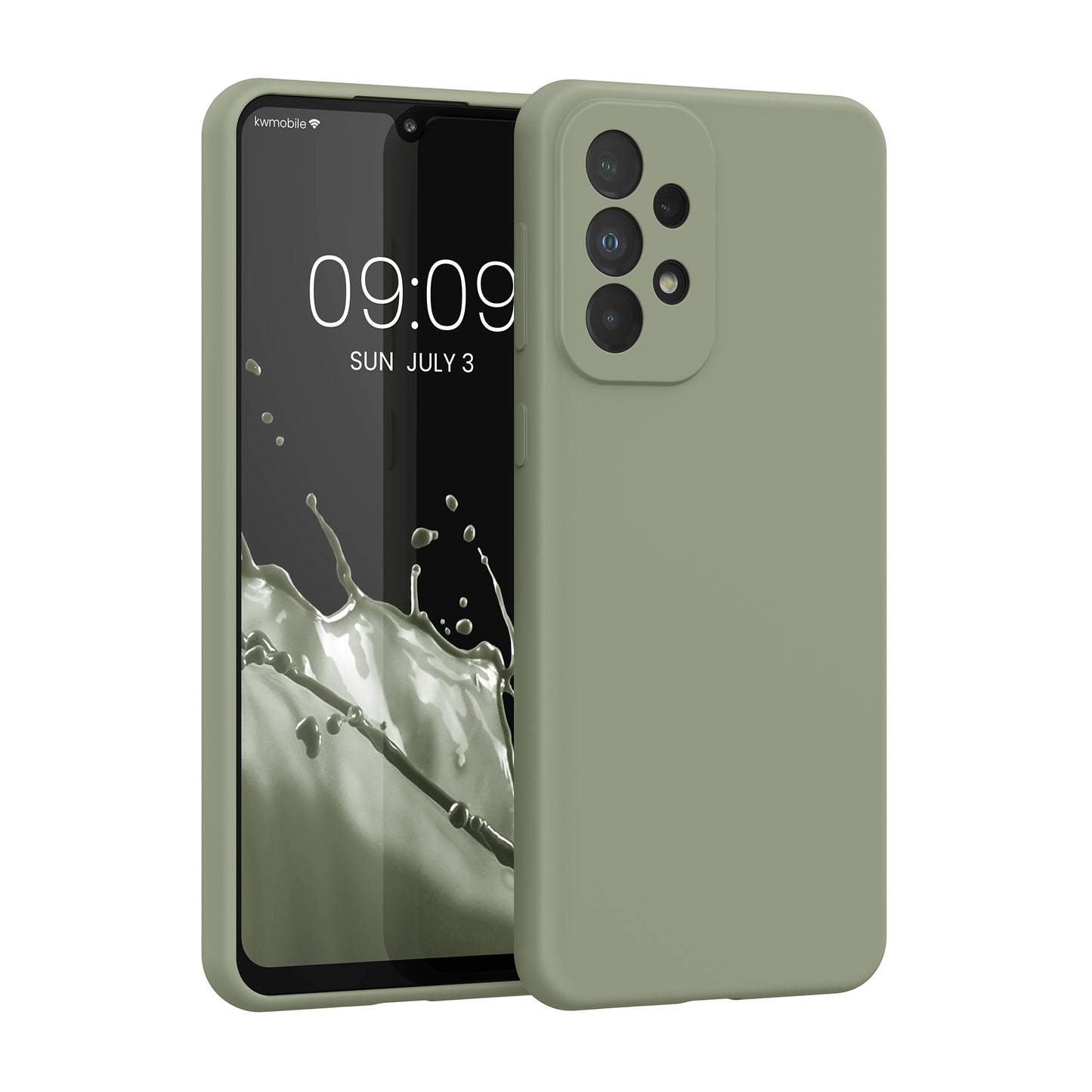 kwmobile Phone Case for Samsung Galaxy A33 5G - Silicone Case - Wireless Charging - Protective Cover