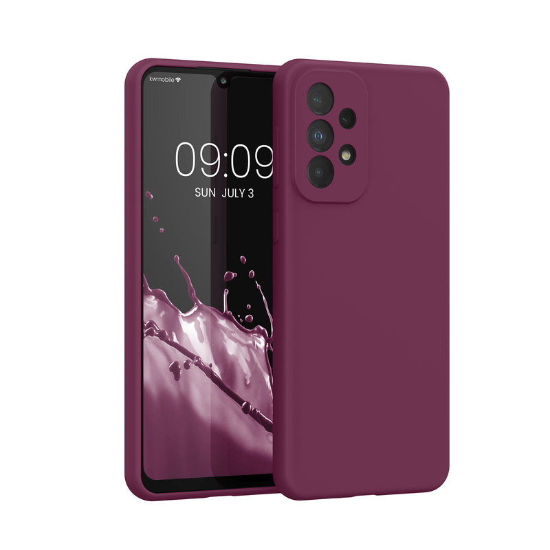 kwmobile Phone Case for Samsung Galaxy A33 5G - Silicone Case - Wireless Charging - Protective Cover