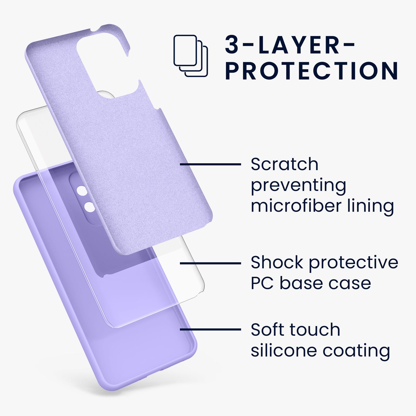 kwmobile Phone Case for Samsung Galaxy A33 5G - Silicone Case - Wireless Charging - Protective Cover