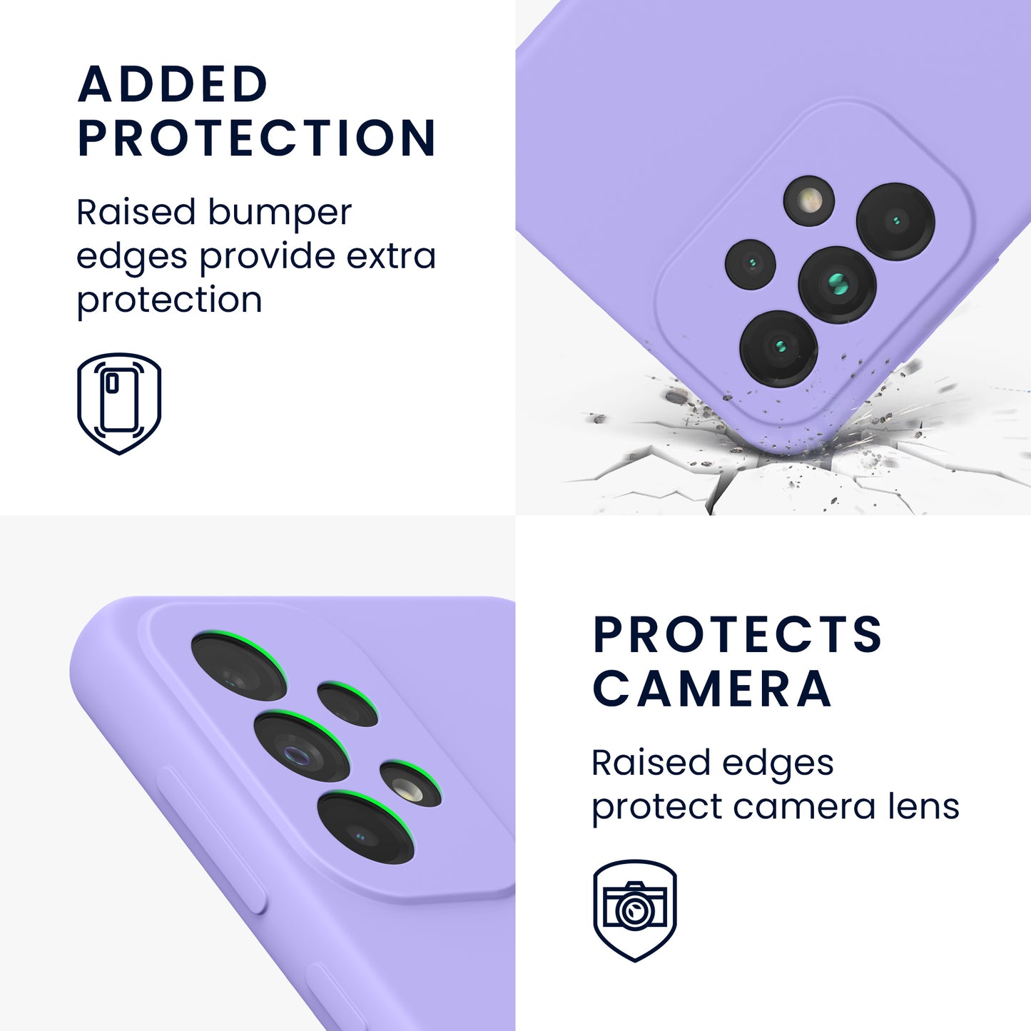 kwmobile Phone Case for Samsung Galaxy A33 5G - Silicone Case - Wireless Charging - Protective Cover