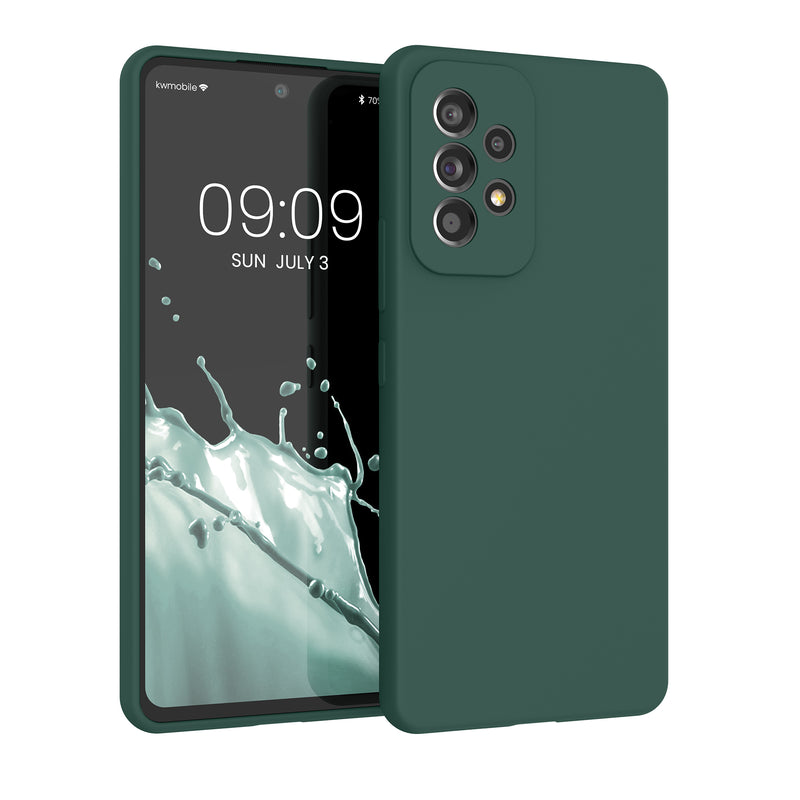 kwmobile Phone Case for Samsung Galaxy A53 5G - Silicone Case - Wireless Charging - Protective Cover
