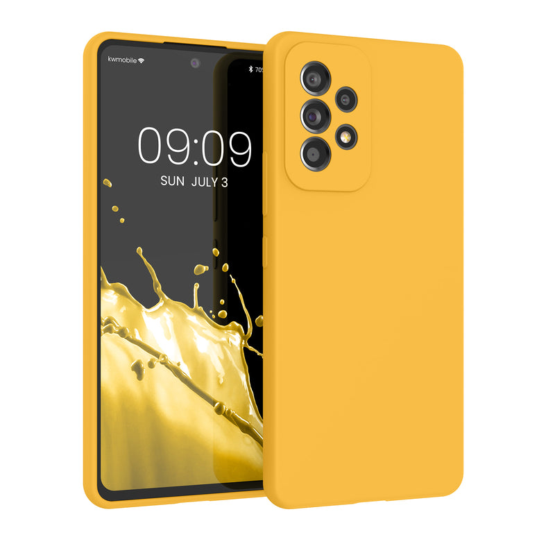 kwmobile Phone Case for Samsung Galaxy A53 5G - Silicone Case - Wireless Charging - Protective Cover