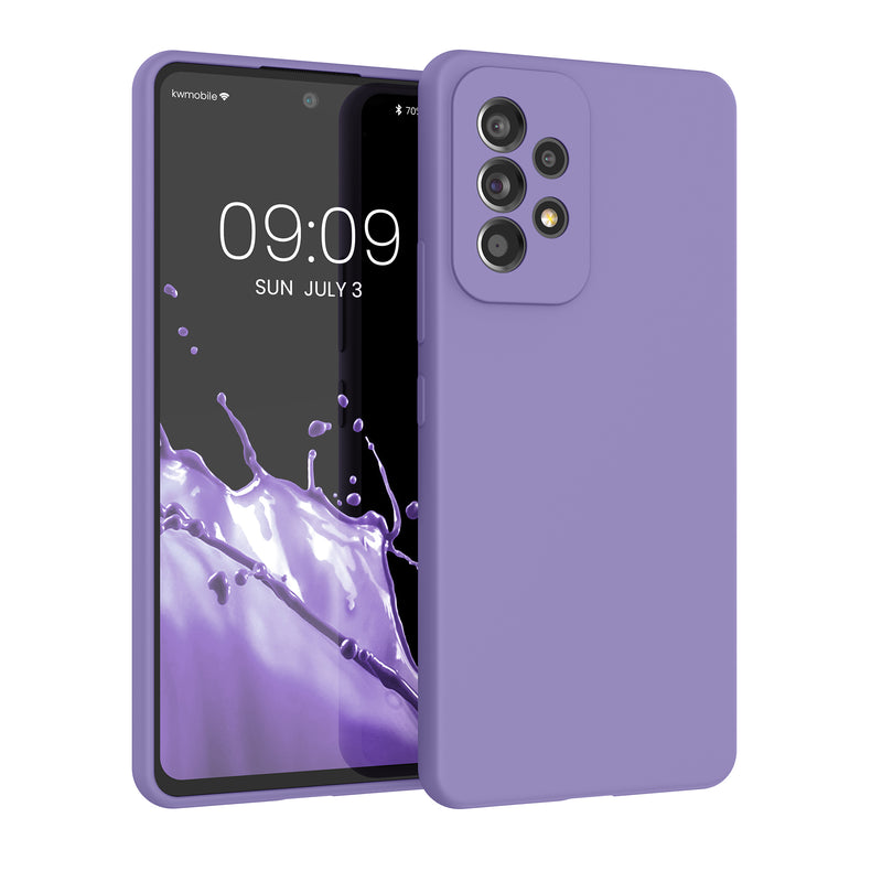 kwmobile Phone Case for Samsung Galaxy A53 5G - Silicone Case - Wireless Charging - Protective Cover