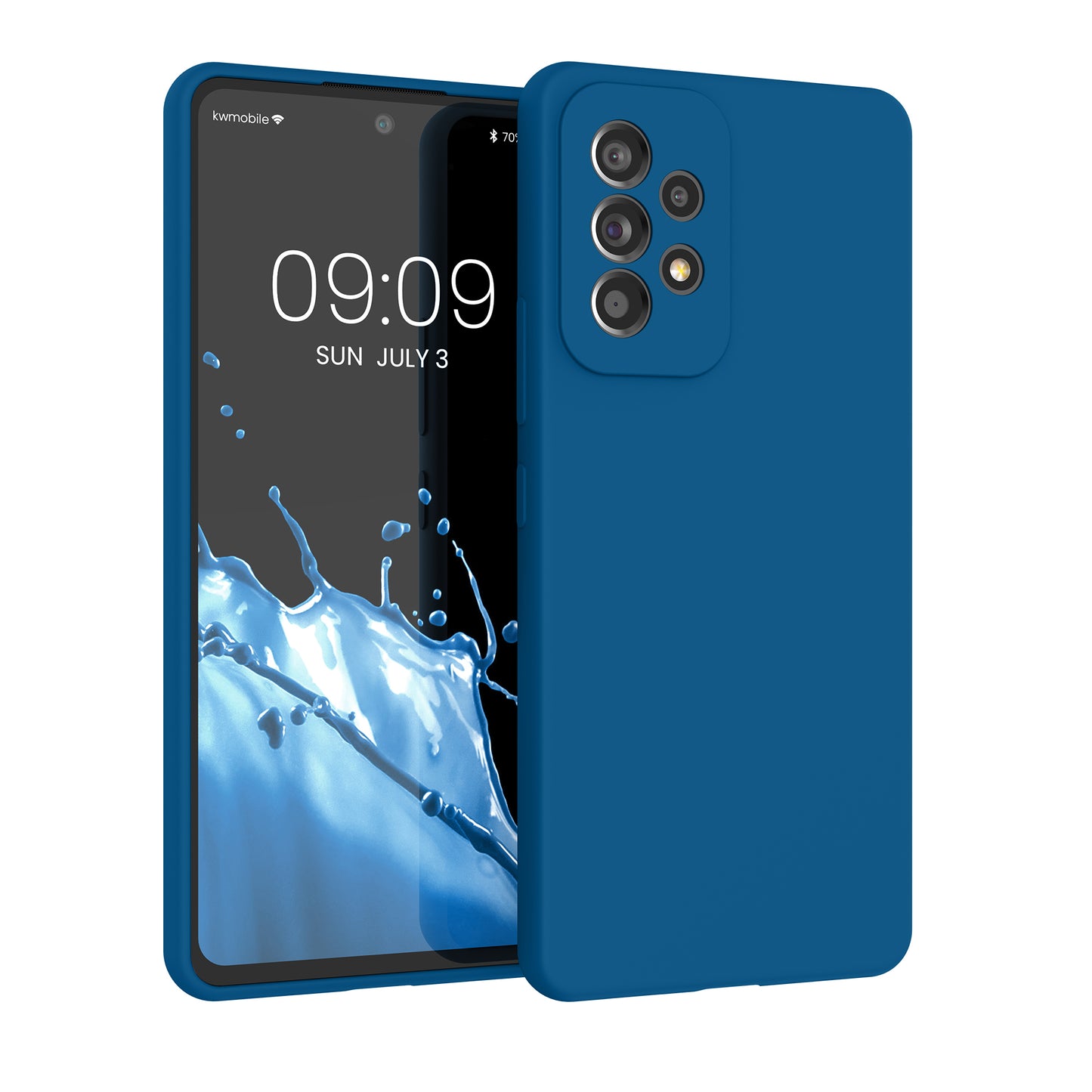 kwmobile Phone Case for Samsung Galaxy A53 5G - Silicone Case - Wireless Charging - Protective Cover