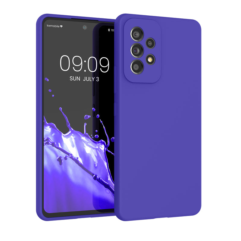 kwmobile Phone Case for Samsung Galaxy A53 5G - Silicone Case - Wireless Charging - Protective Cover