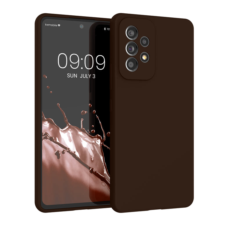 kwmobile Phone Case for Samsung Galaxy A53 5G - Silicone Case - Wireless Charging - Protective Cover