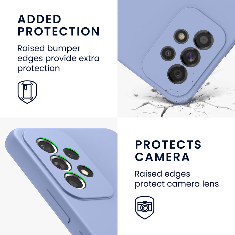kwmobile Phone Case for Samsung Galaxy A53 5G - Silicone Case - Wireless Charging - Protective Cover