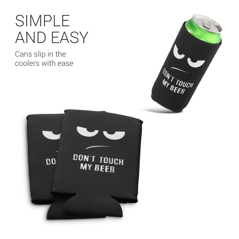 kwmobile 2x 500ml Can Cooler for Beer Cans and Other Beverage Cans