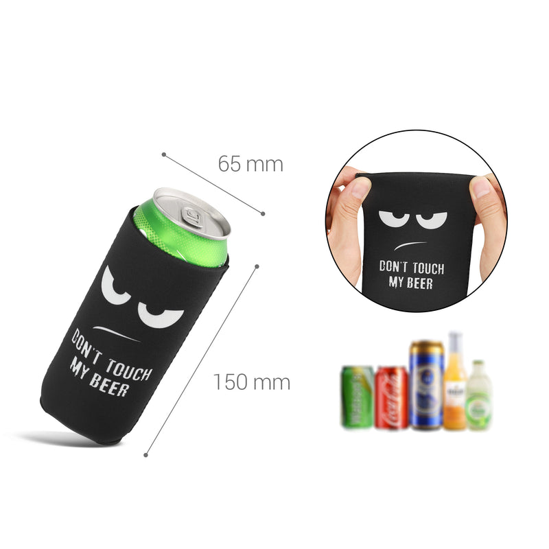 kwmobile 2x 500ml Can Cooler for Beer Cans and Other Beverage Cans