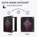 kwmobile Case for Amazon Kindle Oasis 10th Gen - eReader Flip Cover with Hand Strap and Auto Sleep Function