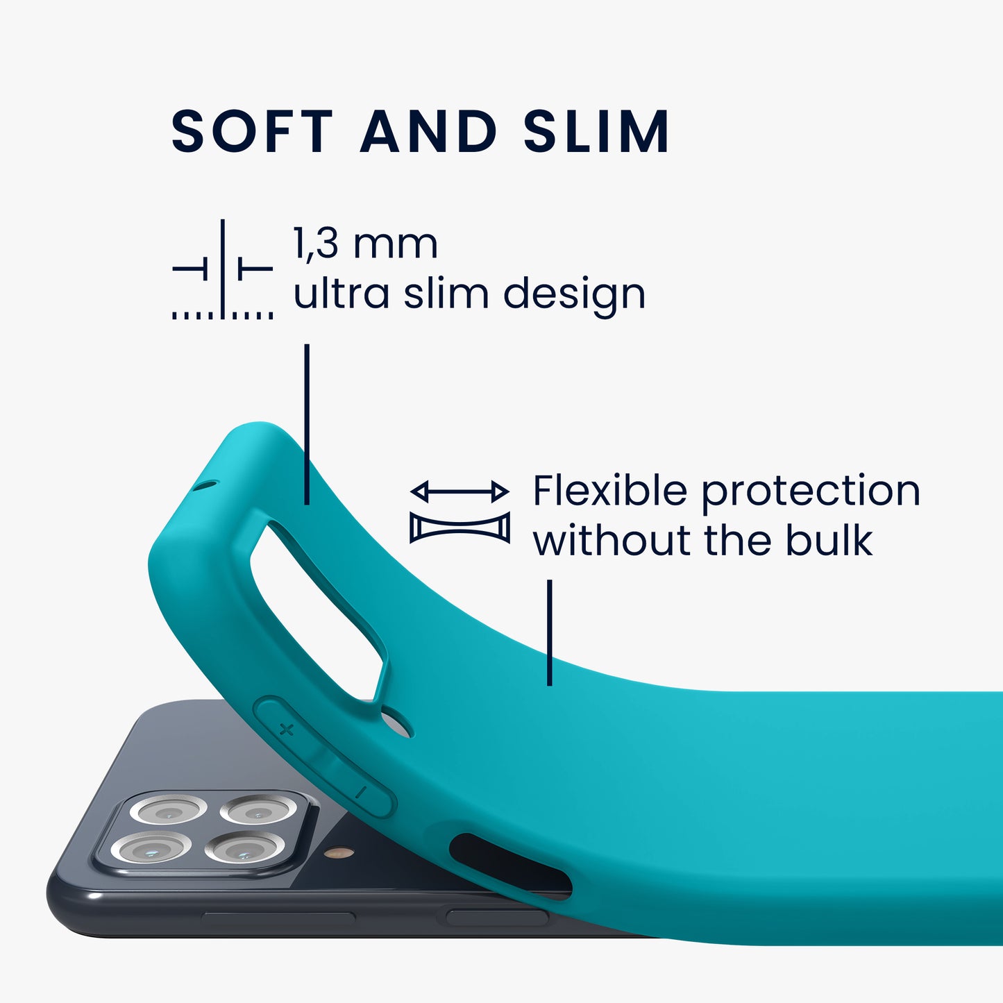 TPU Case for Samsung Galaxy M53 5G in Black