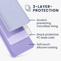 Rubberized Silicone Case for Samsung Galaxy M53 5G in Black