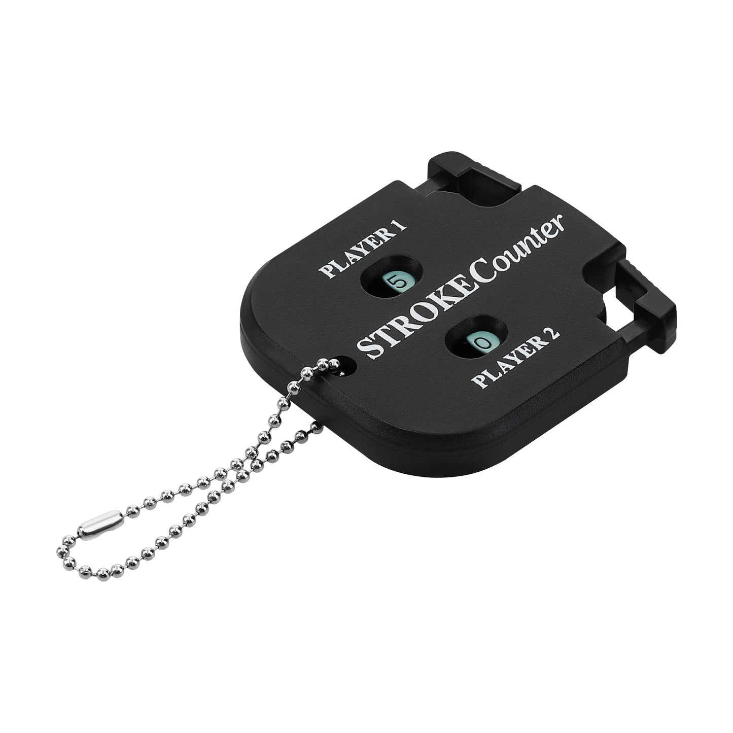 kwmobile Golf Shot Counter Mini Golf Score Counter for 2 Players Score Tracker from 0 to 9 Score Counter with Ball Chain