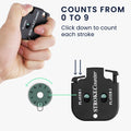 kwmobile Golf Shot Counter Mini Golf Score Counter for 2 Players Score Tracker from 0 to 9 Score Counter with Ball Chain