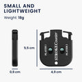 kwmobile Golf Shot Counter Mini Golf Score Counter for 2 Players Score Tracker from 0 to 9 Score Counter with Ball Chain