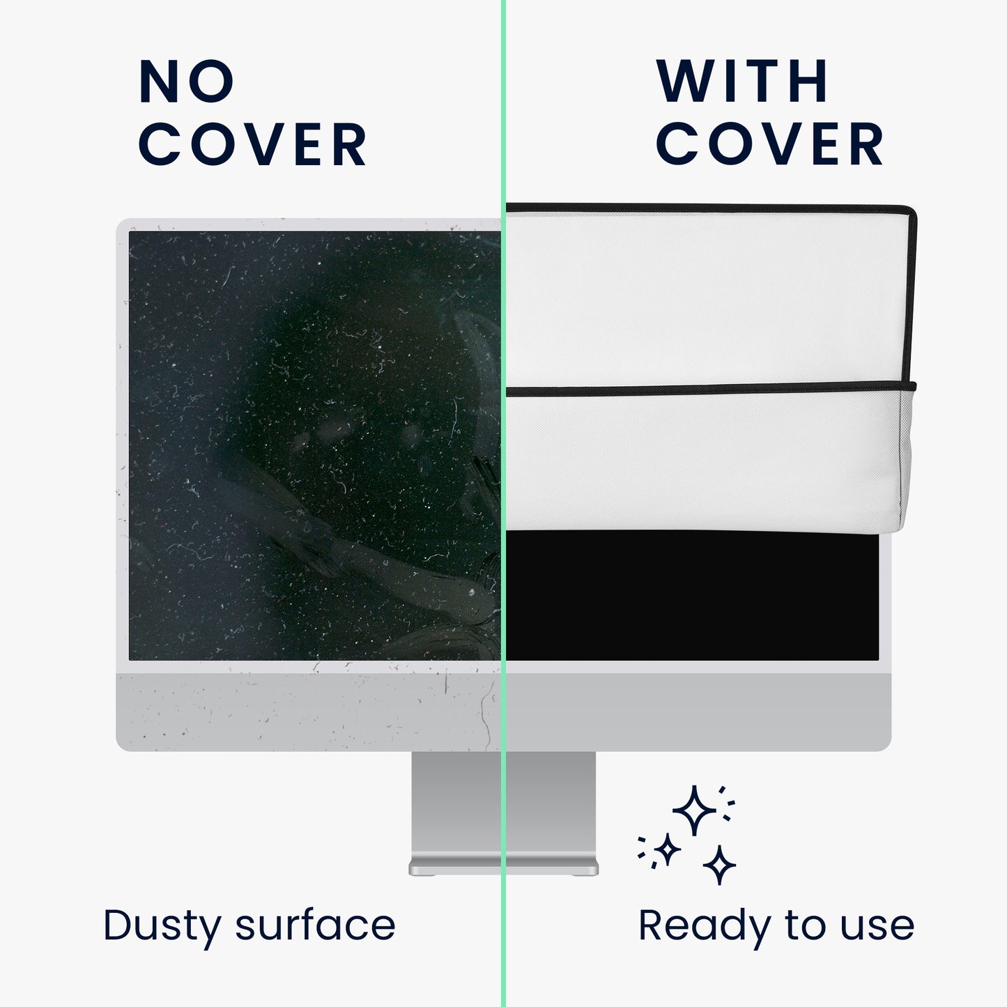 kwmobile Protective Cover Compatible with Apple Studio Display Case PC Screen Computer Cover