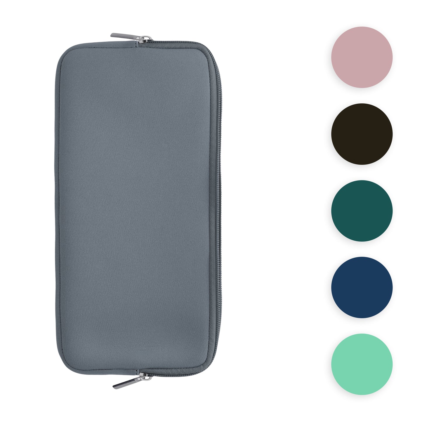 kwmobile Tastatur-Hülle kompatibel mit Logitech K380 - Neopren Schutzhülle Case Tasche für Tastatur - Neoprentasche für Keyboard - Grau Grau  