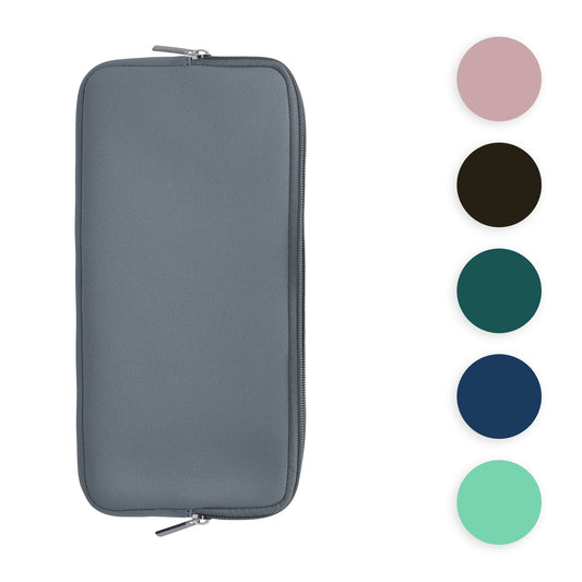 kwmobile Tastatur-Hülle kompatibel mit Logitech K380 - Neopren Schutzhülle Case Tasche für Tastatur - Neoprentasche für Keyboard - Grau Grau  
