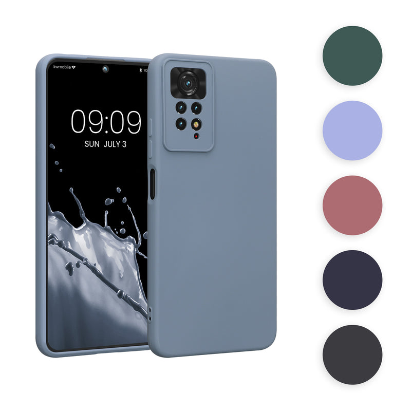 kwmobile Slim Case kompatibel mit Xiaomi Redmi Note 11 Pro / Note 11 Pro (5G) / Note 12 Pro (4G) Hülle - Handyhülle aus Silikon in Neon Pink Neon Pink  