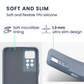kwmobile Slim Case Compatible with Xiaomi Redmi Note 11 Pro / Note 11 Pro (5G) / Note 12 Pro (4G) Cover - Silicone Phone Case