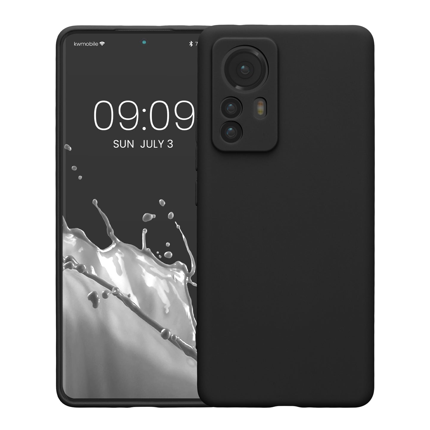 kwmobile Phone Case for Xiaomi 12 Pro - Soft Silicone Phone Case - Protective Cover