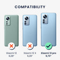 kwmobile Phone Case for Xiaomi 12 Pro - Soft Silicone Phone Case - Protective Cover