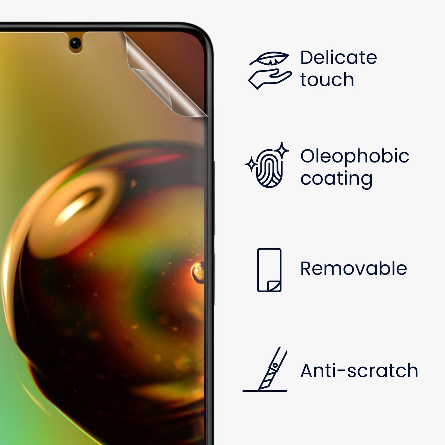 3x Matte Screen Protector compatible with Xiaomi Redmi Note 11 / Note 11S