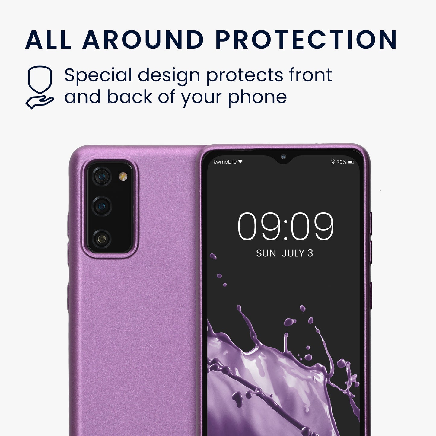 kwmobile Phone Case compatible with Samsung Galaxy S20 FE Soft Case Mobile Phone Cover