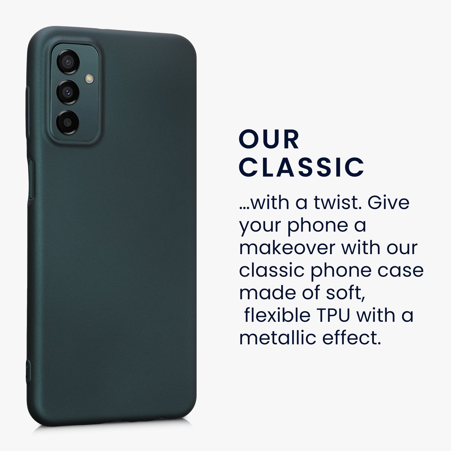 TPU Case for Samsung Galaxy M23 5G in Metallic Blue