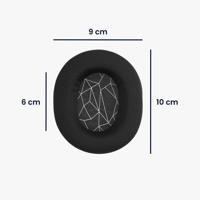 kwmobile Ear Pads for SteelSeries Arctis 3 / Arctis 5 / Arctis 7 / Arctis 9 / Arctis 9X Ear Cushions Replacement Headphone Spare Parts Over Ear Headphones
