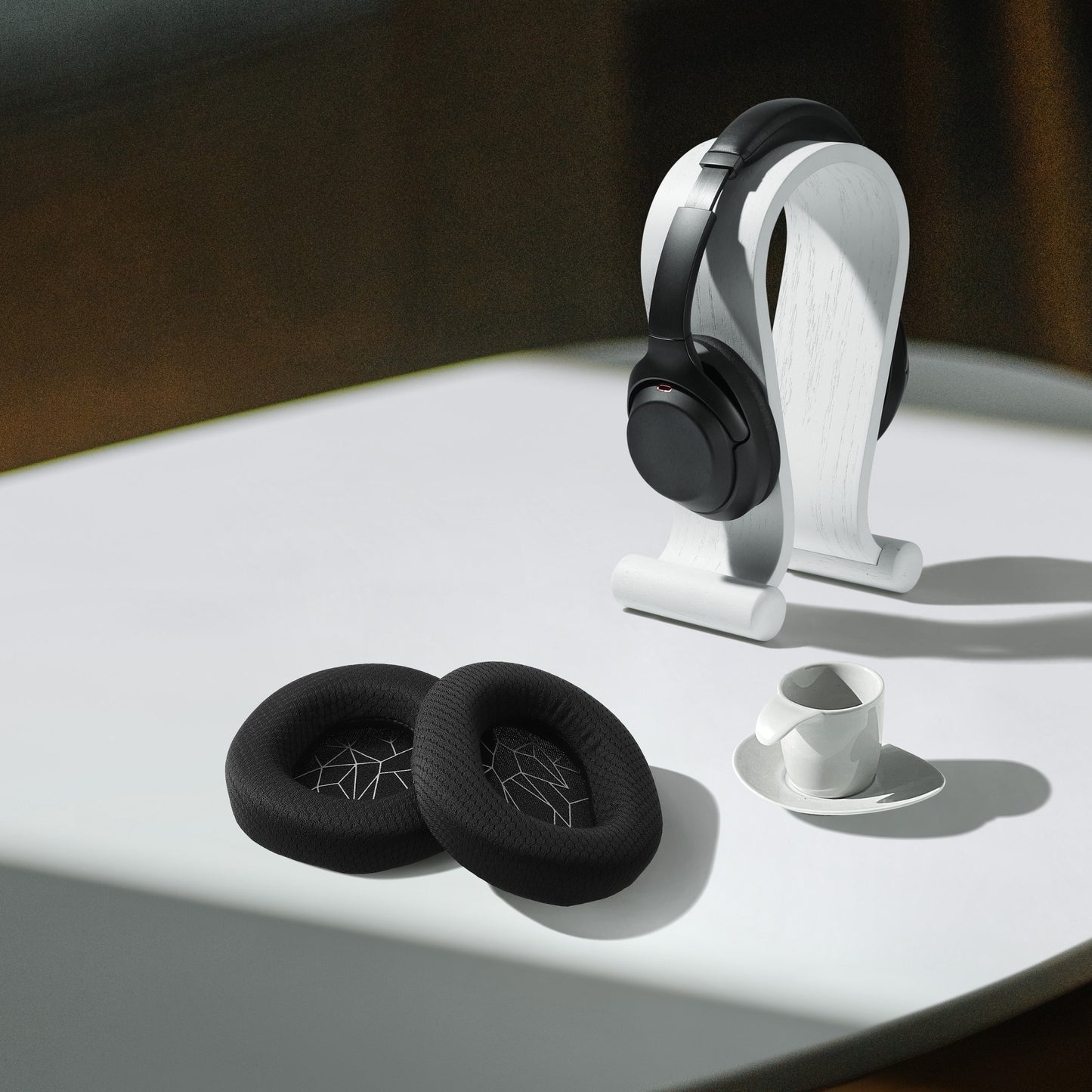 kwmobile Ear Pads for SteelSeries Arctis 3 / Arctis 5 / Arctis 7 / Arctis 9 / Arctis 9X Ear Cushions Replacement Headphone Spare Parts Over Ear Headphones