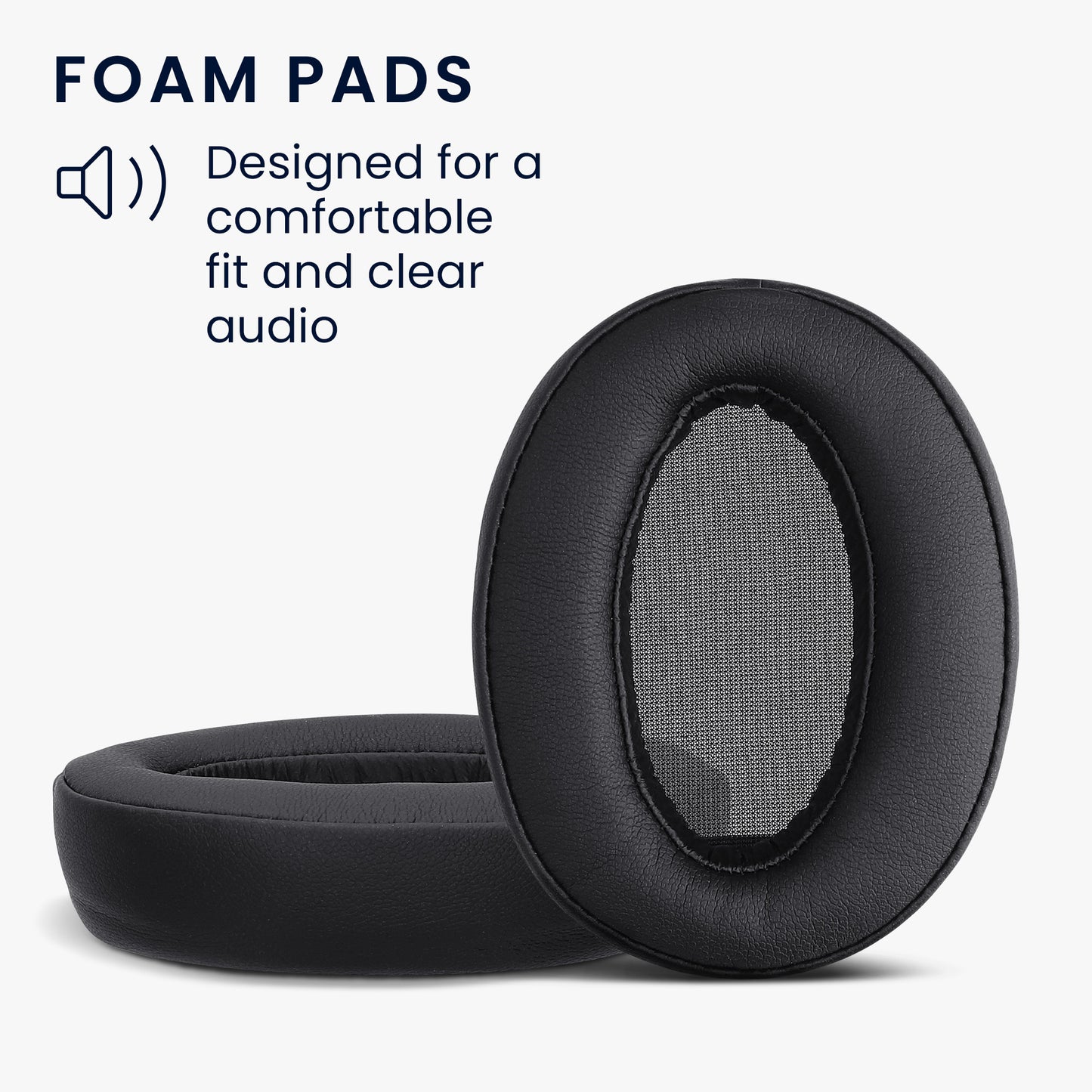 kwmobile Ear Pads for Sony WH-H910N Headphones Replacement Parts Over Ear Headphones