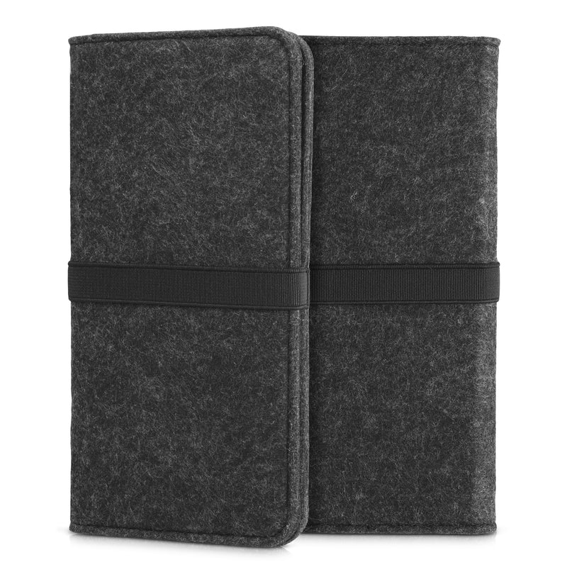 kwmobile Smartphone Pouch with Elastic Band Protective Bag 17.2 x 8 cm Internal Dimensions