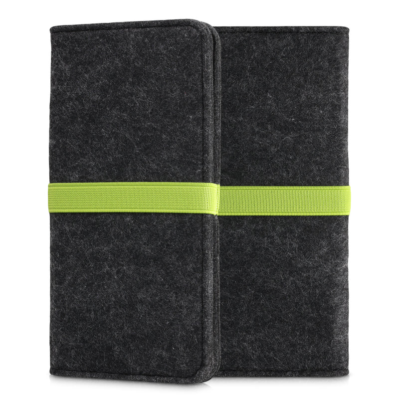 kwmobile Smartphone Pouch with Elastic Band Protective Bag 17.2 x 8 cm Internal Dimensions