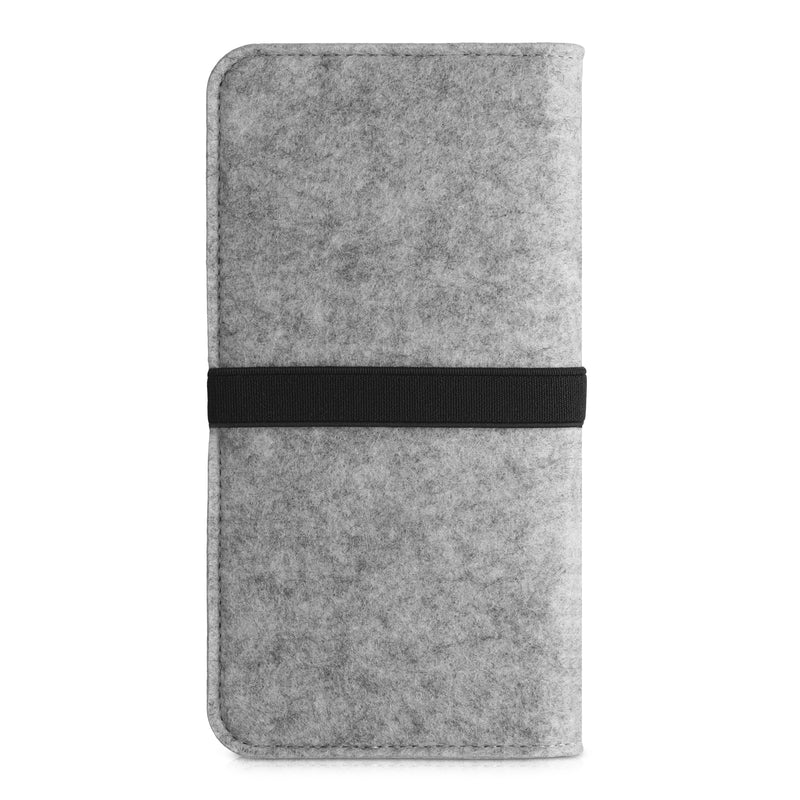 kwmobile Smartphone Pouch with Elastic Band Protective Bag 17.2 x 8 cm Internal Dimensions
