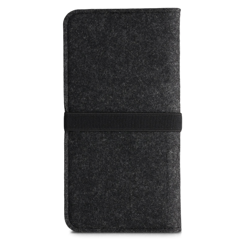 kwmobile Pouch for Smartphones with Elastic Band Protective Case Dandelion Love 17.2 x 8 cm Inner Dimensions