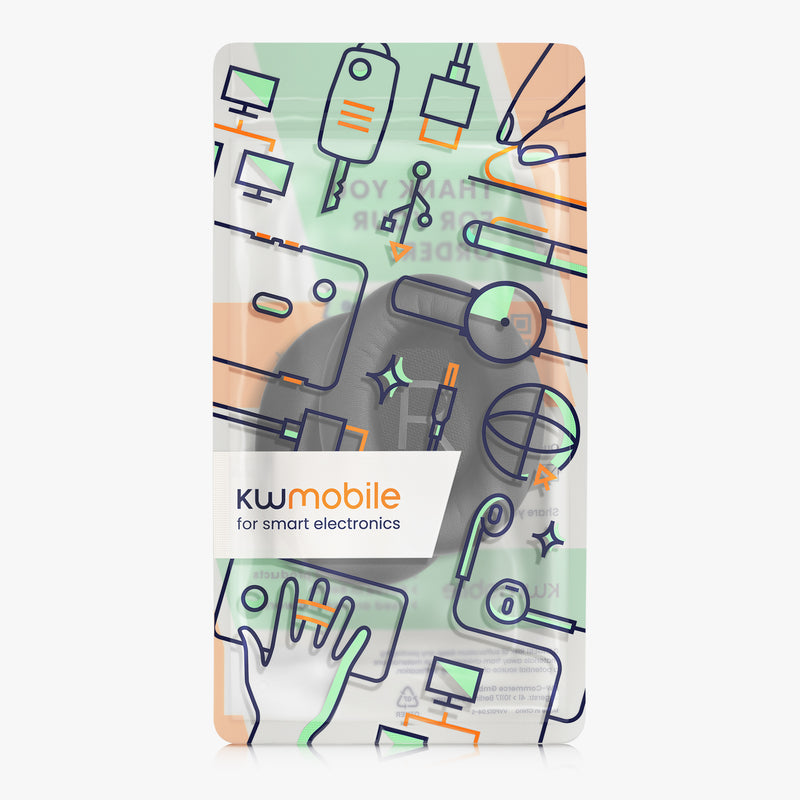 kwmobile Ear Pads for Bose QuietComfort 45 / QC45 / SC Headphones Replacement Parts Over Ear Headphones