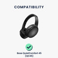 kwmobile Ear Pads for Bose QuietComfort 45 / QC45 / SC Headphones Replacement Parts Over Ear Headphones