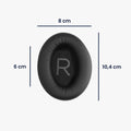 kwmobile Ear Pads for Bose QuietComfort 45 / QC45 / SC Headphones Replacement Parts Over Ear Headphones