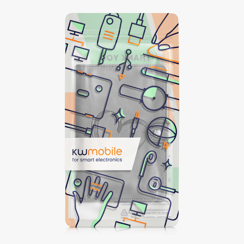 kwmobile Pet Passport Cover for Animals Protective Sleeve for EU Pet Passport Pet Vaccination Card Cover Faux Leather