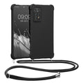 kwmobile Necklace Case compatible with Xiaomi Redmi Note 11 Pro / Note 11 Pro (5G) / Note 12 Pro (4G) - Cover with Lanyard - Silicone Protective Case