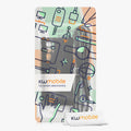 kwmobile Necklace Case compatible with Oppo Find X3 Neo - Cover with Lanyard - Silicone Protective Case